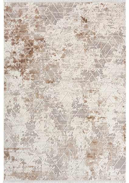 Maçka 4001 Vizon Modern Desen Makine Halısı