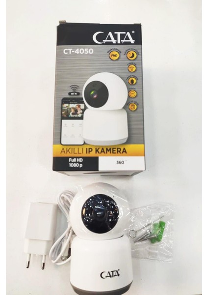 CT-4050 360° Full Hd (1080P - 720P) Wi-Fi Akıllı Ip Kamera