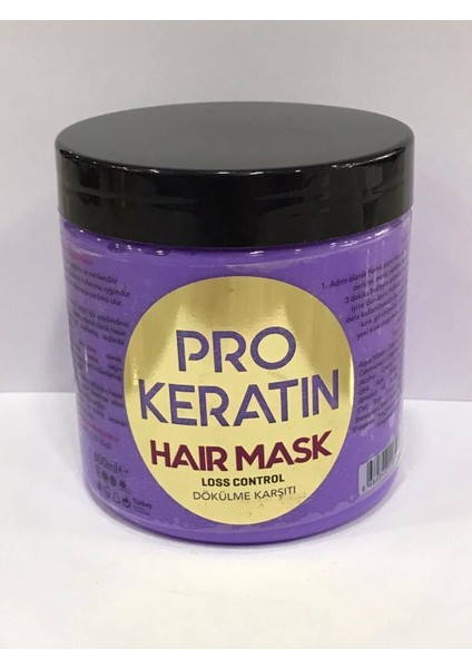 Pro Keratin Saç Maskesi 600 Ml ( - Boyalı Saçlar)