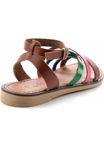 Çok Renkli Leather Kadın Sandalet K05197020903