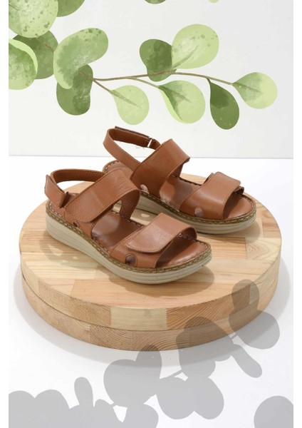 Taba Leather Kadın Sandalet K05281202703
