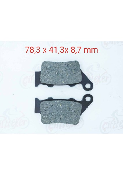 Arka Fren Disk Balatası FA208-FA213 Cf Moto Nk 250 Ktm Duke 390-690-790 Rc 390