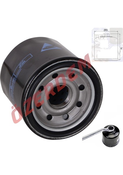 Honda Nc 700-750 Cbr 600 Yağ Filtresi HF204RC