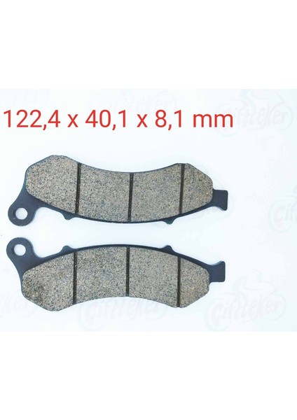 Ön Fren Disk Balatası (Cbs) Mh 125 L Drift Orjinal