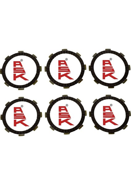 Bajaj Pulsar Ns 200 Debriyaj Balatası Ask 6 Lı 8 Tırnak 91-110-119 mm