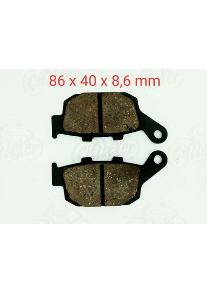 Honda CBR250-CBR500R-XRV750 Arka Disk Balata FA496