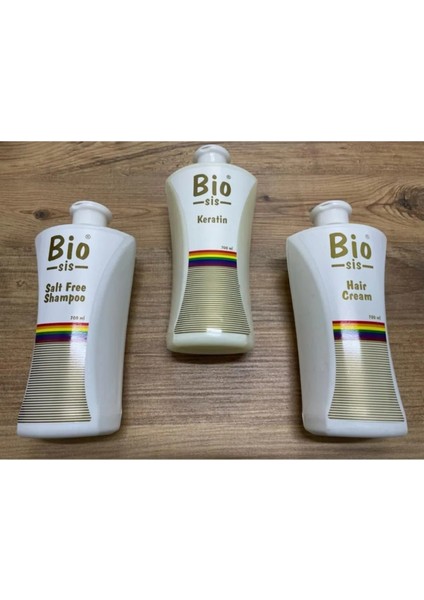 Vegan Şampuan Saç Bakım Seti Brezilya Fönü 3'lü Set -Tuzsuz Şampuan + Saç Kremi + Keratin Saç Bakım Seti 3lü 700 ml