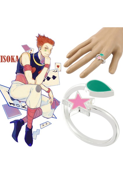 Favori Consept Favoriconsept - Anime Hunter x Hunter Hisoka Ring Stars Tears Yüzük