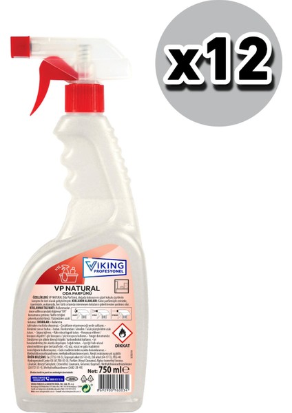 Vp Natural Oda Parfümü 750 ml 12 Adet (1 Koli)