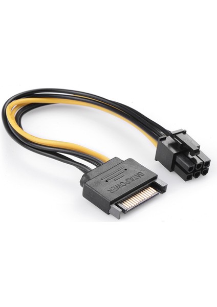 6 Pin To Sata Ekran Kartı Güç Kablosu
