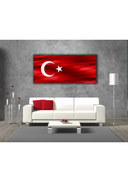 Türk Bayarağı Kanvas Tablo