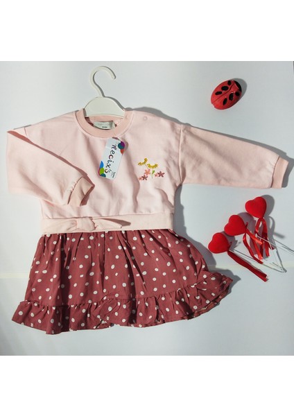 Fırfırlı Düşük Kol Kız Bebek Elbise fiyatları