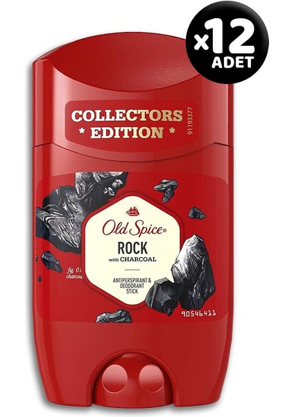 Rock Deodorant Stick 50 ml - 12 Adet