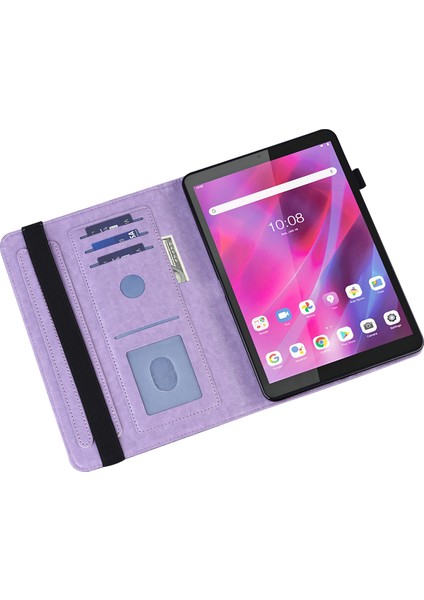 Lenovo Sekmesi M8 Gen 4 Pu Deri Tablet Stand Çiçek Çiçek Baskı Cüzdan Tablet Kapağı (Yurt Dışından) fırsatları