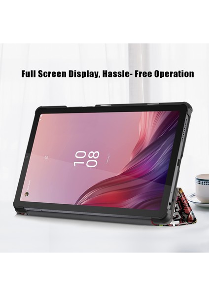 Xfashion Lenovo Tab M9 TB-310FU Için Tablet Deri Kılıf (Yurt Dışından)