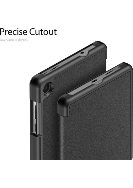 Dux Ducis Domo Serisi Pu Deri Kılıf Lenovo Tab M8 Gen 4 Folio Flip Kapak Üçlü Stand Kılıfı (Yurt Dışından) indirimleri