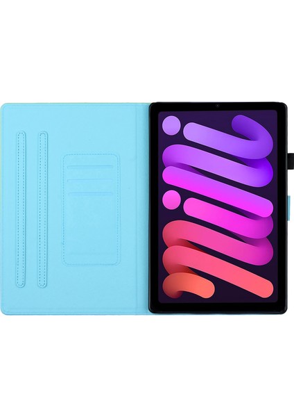 Apple Pad Mini (2021) Kasa Pu Deri Kapağı, Kart Tutucusu ile Çizim Önleyici Şok Geçirmez Tablet Kabuğu (Yurt Dışından) fiyatları