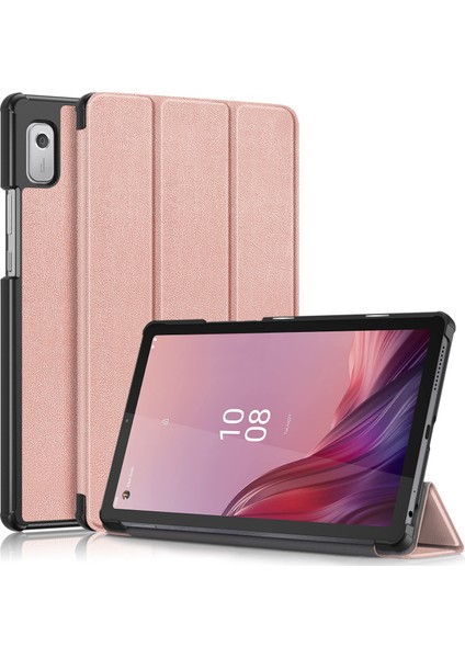 Xfashion Lenovo Tab M9 TB-310FU Için Üç Katlı Stand Tablet Kılıf (Yurt Dışından)