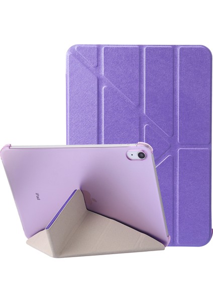 Apple Pad 10.9 (2022), Ipek Doku Otomatik Uyanma / Uyku Pu Deri Tam Koruma Kılıfı (Yurt Dışından)