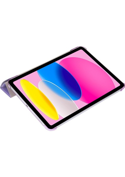 Apple Pad 10.9 (2022), Ipek Doku Otomatik Uyanma / Uyku Pu Deri Tam Koruma Kılıfı (Yurt Dışından)