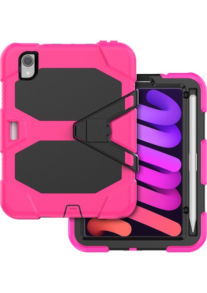 Apple Pad Mini (2021) Anti-Drop Pc + Silikon Kılıf Kazanmaya Dayanıklı Kickstand Tablet Kapak (Yurt Dışından) modelleri