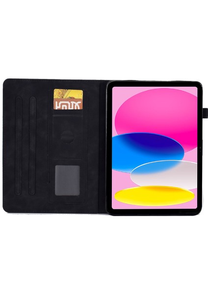Apple Pad 10.9 (2022) Şok Geçirmez Kasa, Kart Tutucusu ile Dikiş Önleme Önleyici Tablet Deri Kapağı, Stand (Yurt Dışından) fiyatları