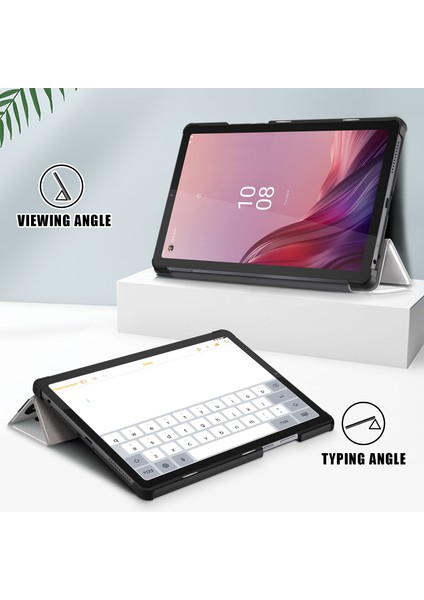 Xfashion Lenovo Tab M9 TB-310FU Için Tablet Deri Kılıf (Yurt Dışından)