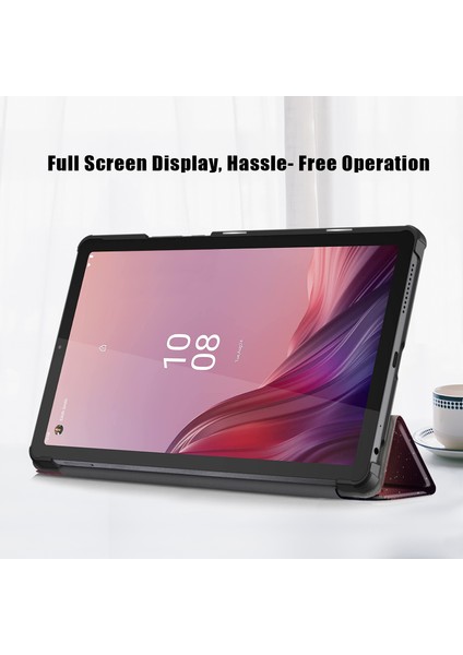 Xfashion Lenovo Tab M9 TB-310FU Için Tablet Deri Kılıf (Yurt Dışından)