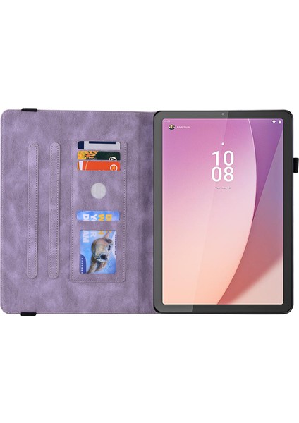 Lenovo Tab M9 Baskılı Kelebek Çiçek Pu Deri Kart Tutucu Pen Döngüsü ile Tablet Kılıfı (Yurt Dışından) fiyatları