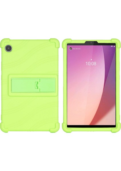 Lenovo Sekmesi M8 Gen 4 TB-300FU Çizgi Anti-Çizelge Tablet Silikon Kılıf Kickstand Koruyucu Tablet Kapak (Yurt Dışından)