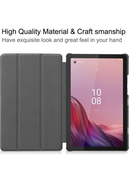 Lenovo Tab M9 Çizgiye Dönüş Pu Deri Tablet Kılıf Üçlü Stand Koruyucu Kapak (Yurt Dışından) fiyatları