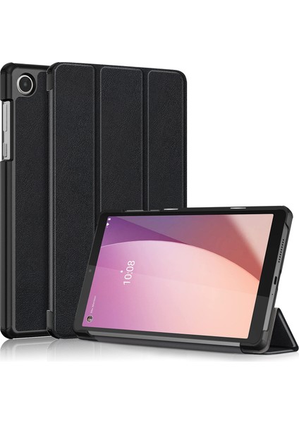 Lenovo Tab M8 Gen 4 TB-300FU Üçlü Stand Söküslü Renkli Pu Deri Tablet Kapak (Yurt Dışından)