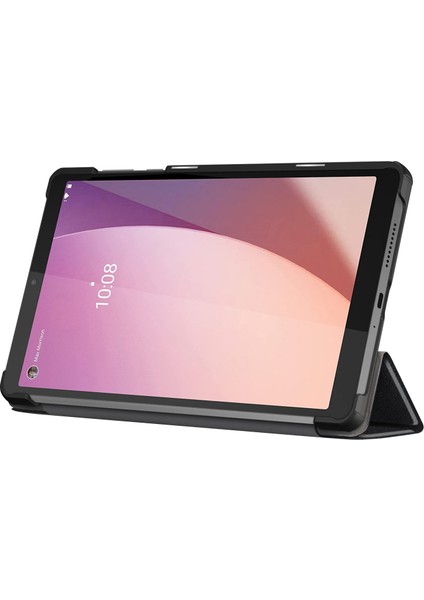 Lenovo Tab M8 Gen 4 TB-300FU Üçlü Stand Söküslü Renkli Pu Deri Tablet Kapak (Yurt Dışından)