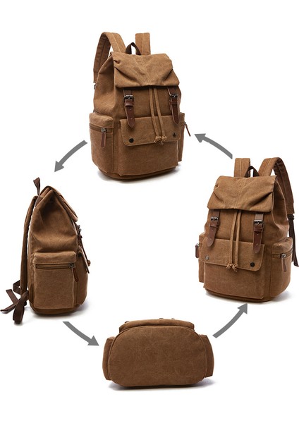 Kanvas Çanta Sırt Çantası Bilgisayar Çantası Okul Çantası Seyahat Sırt Çantası (Yurt Dışından) fırsatları