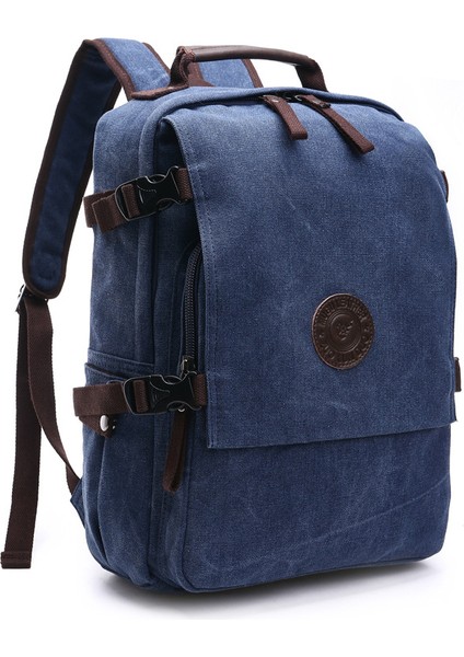 Erkek Rahat Kanvas Sırt Çantası Açık Bilgisayar Sırt Çantası (Yurt Dışından)