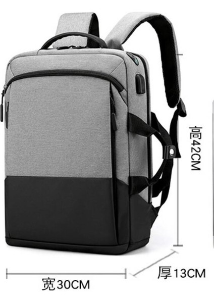 Eğlence Amaçlı Iş Sırt Çantası USB Şarjlı Okul Çantası Bilgisayar Çantası (Yurt Dışından) fiyatları