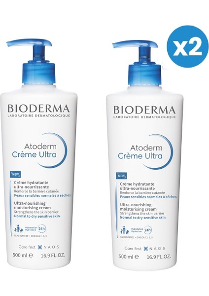 Atoderm Creme 500 ml - 2 Adet