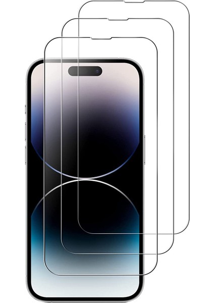 Apple iPhone 12 Mini Temperli Ekran Koruyucu Kırılmaz Cam Ekonomik 3'lü Paket Şeffaf