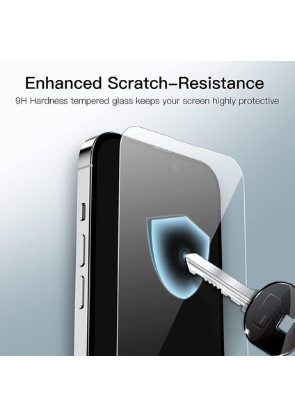 Apple iPhone 12 Mini Temperli Ekran Koruyucu Kırılmaz Cam Ekonomik 3'lü Paket Şeffaf