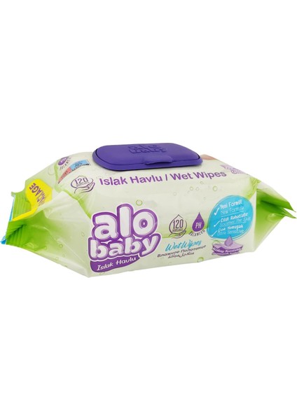 Alo Baby Islak Havlu 120li Paket