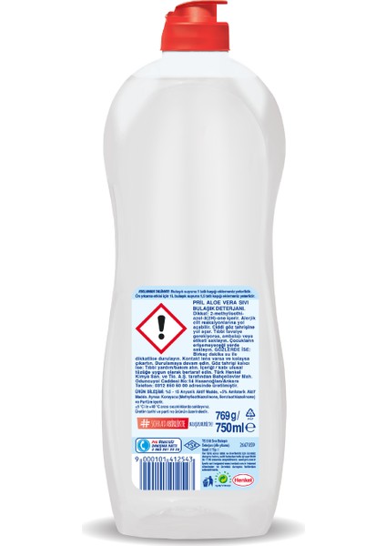Losyon Sıvı Elde Bulaşık Yıkama Deterjanı Aloevera 769 gr modelleri