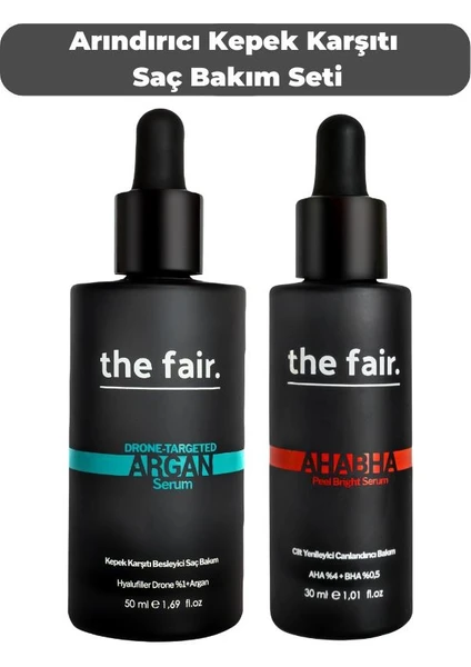 the fair. Arındırıcı Kepek Karşıtı Vegan Saç Bakım Seti