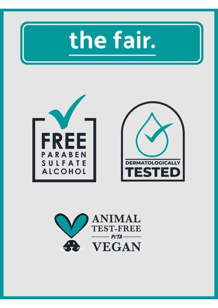 the fair. Arındırıcı Kepek Karşıtı Vegan Saç Bakım Seti