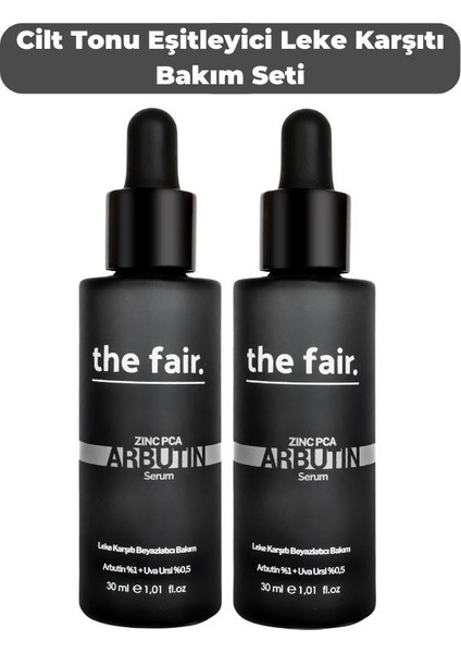 the fair. Arbutin Cilt Tonu Eşitleyici Leke Karşıtı Bakım Serumu %1 Arbutin+ %0.5 30 ml 2'li Set