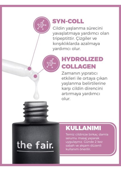 the fair. Peptit İçerikli Cilt ve Göz Çevresi Bakım Seti