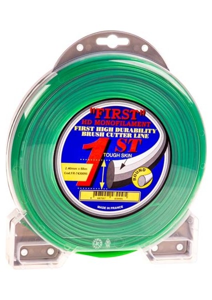 Veta Speed France 7430095 First Tırpan Misinası 2.4 mm 88 mt Yeşil Yuvarlak