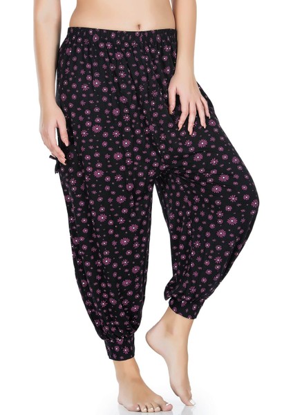 Derya Kurşun Desenli Manşetli Şalvar D03 modelleri