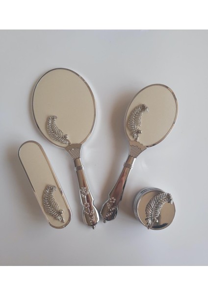 Kırık Beyaz Gelin Bohçası Ayna Tarak Set Takım fiyatları