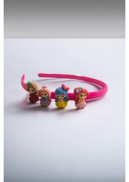 Kız Çocuk 4 Adet Bebek Figürlü Taraklı Taç