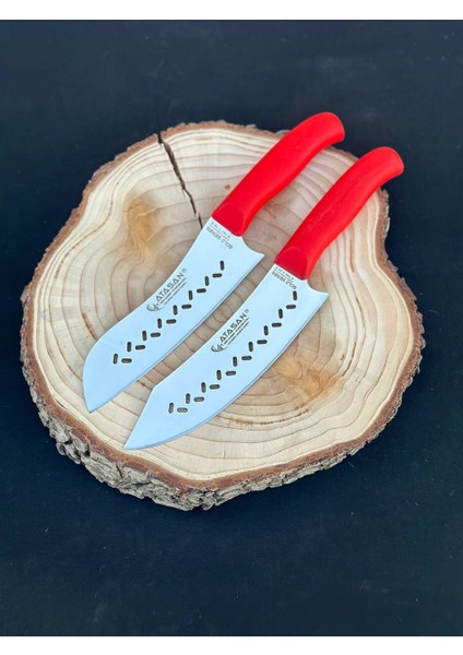 Gold Seri Eğri Santoku Şef Bıçağı - Gold Seri Eğri Şef Bıçağı